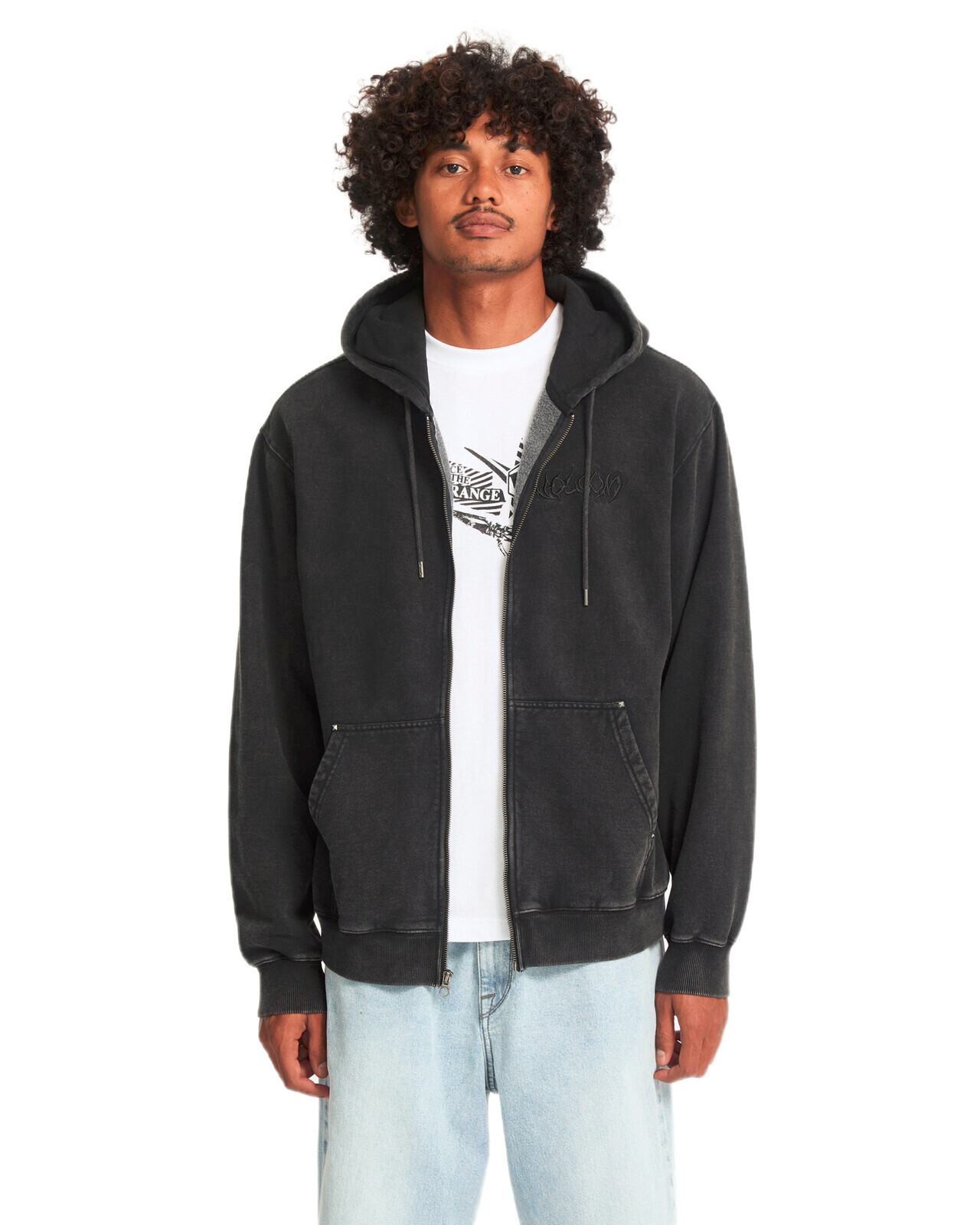 Volcom Studder Zip Hoodie , Pánska mikina, Velikosť: S