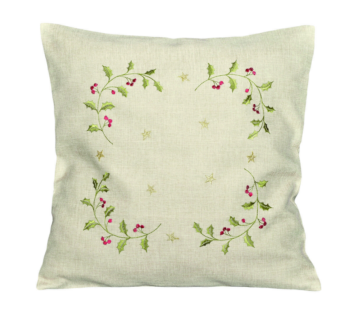 Návlek na vankúš, Kráľovská cesmína, béžový, 40 x 40 cm