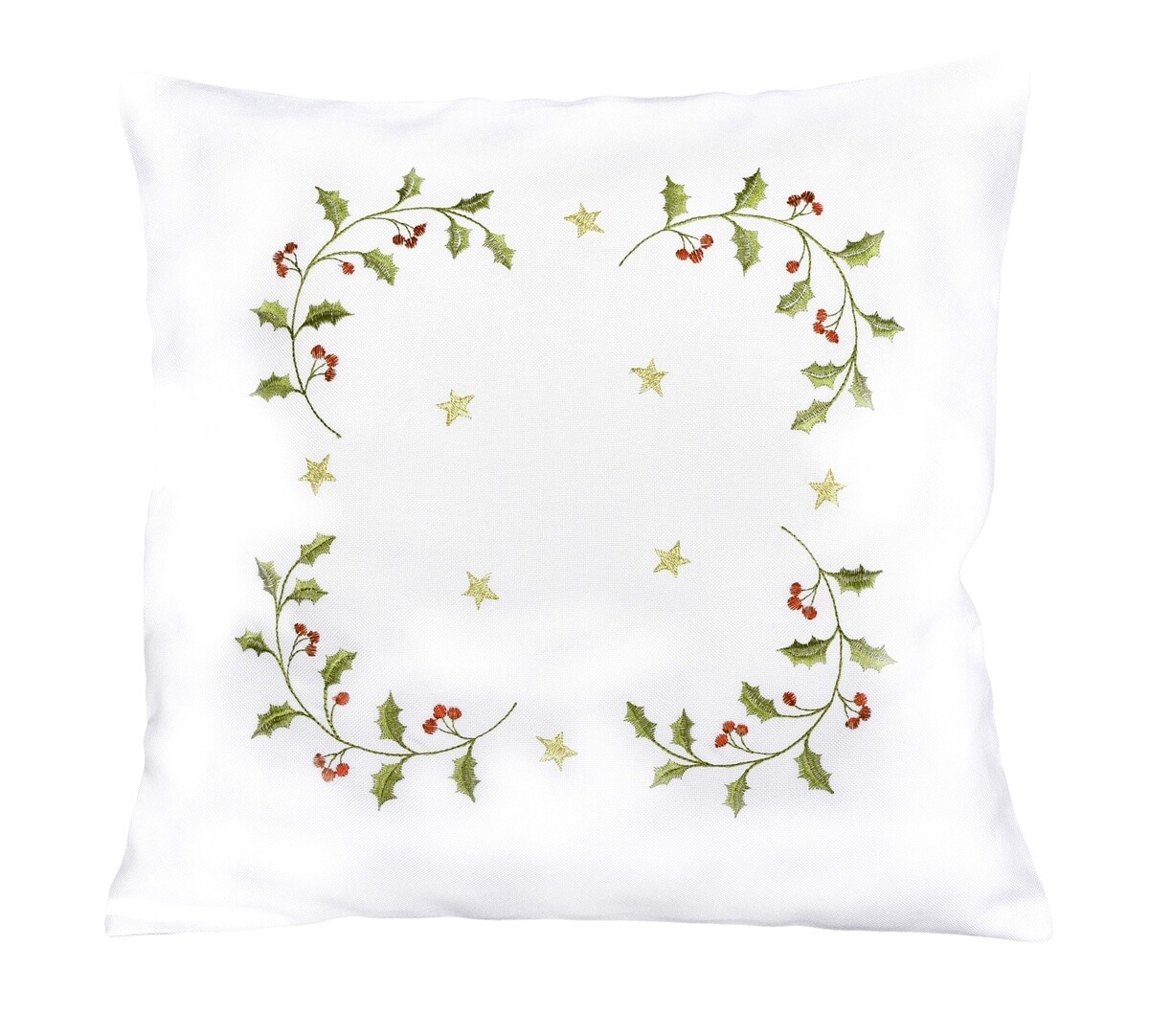 Návlek na vankúš, Kráľovská cesmína, biely, 40 x 40 cm