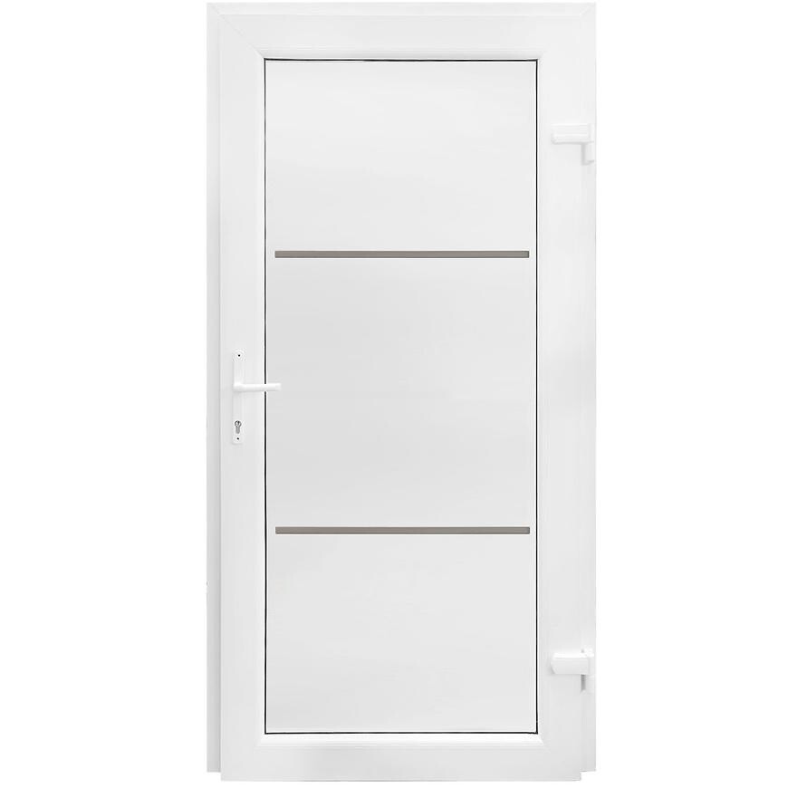 Dvere vchodové Split D35 98x198x7 90P biele