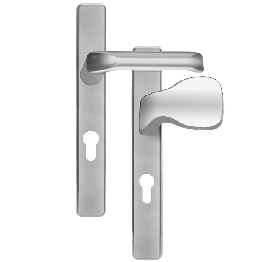 Guľa/kľučka PVC pre dvere  strieborná