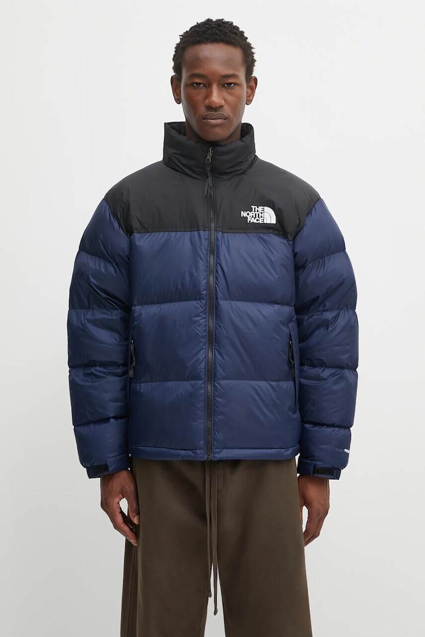 Páperová bunda The North Face 1996 Retro Nuptse tmavomodrá farba, zimná, NF0A3C8DGOB1