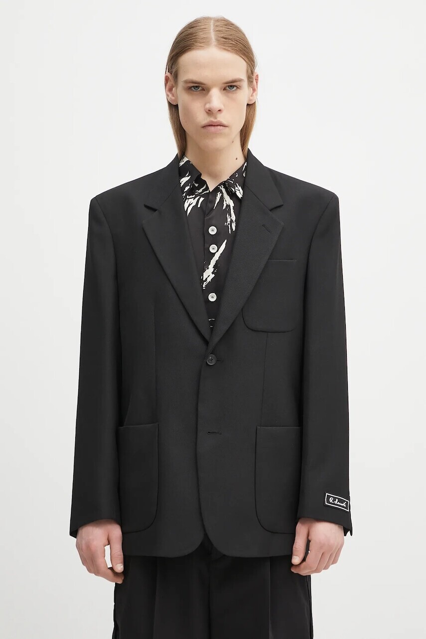 Sako Lacoste pánske, čierna farba, VH7175