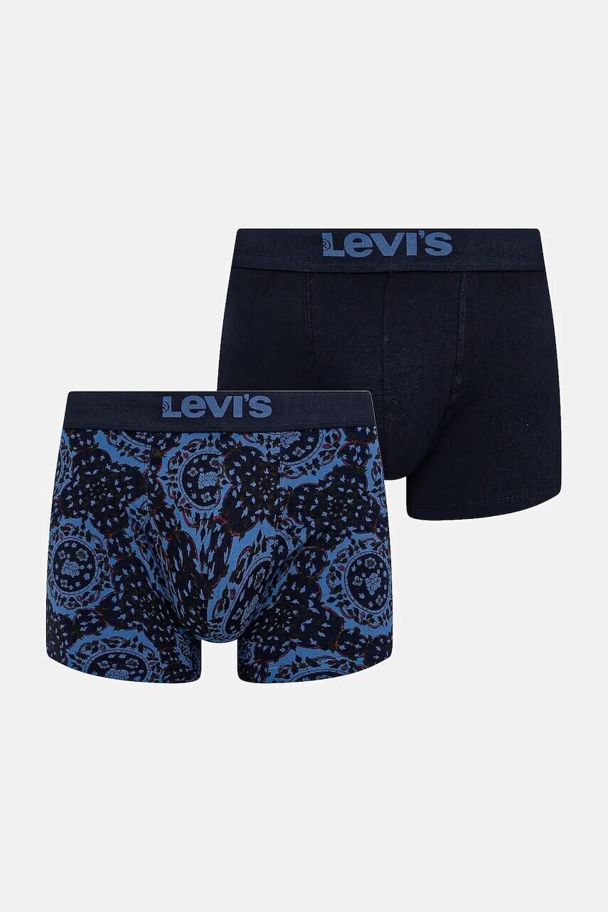 Boxerky Levi's 2-pak tmavomodrá farba, 37149-1206