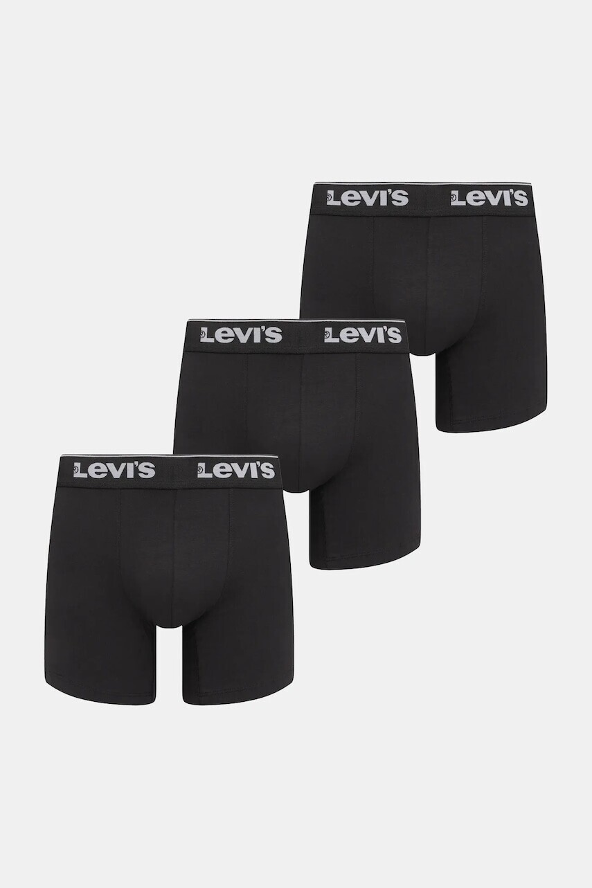 Boxerky Levi's 3-pak čierna farba, 37149-1199