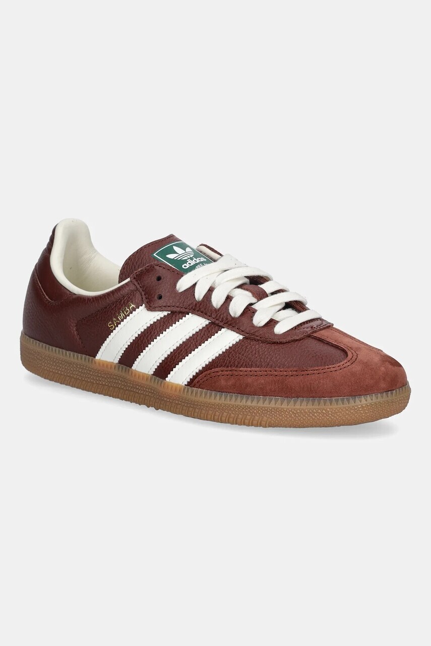 Tenisky adidas Originals Samba OG červená farba, JR0892