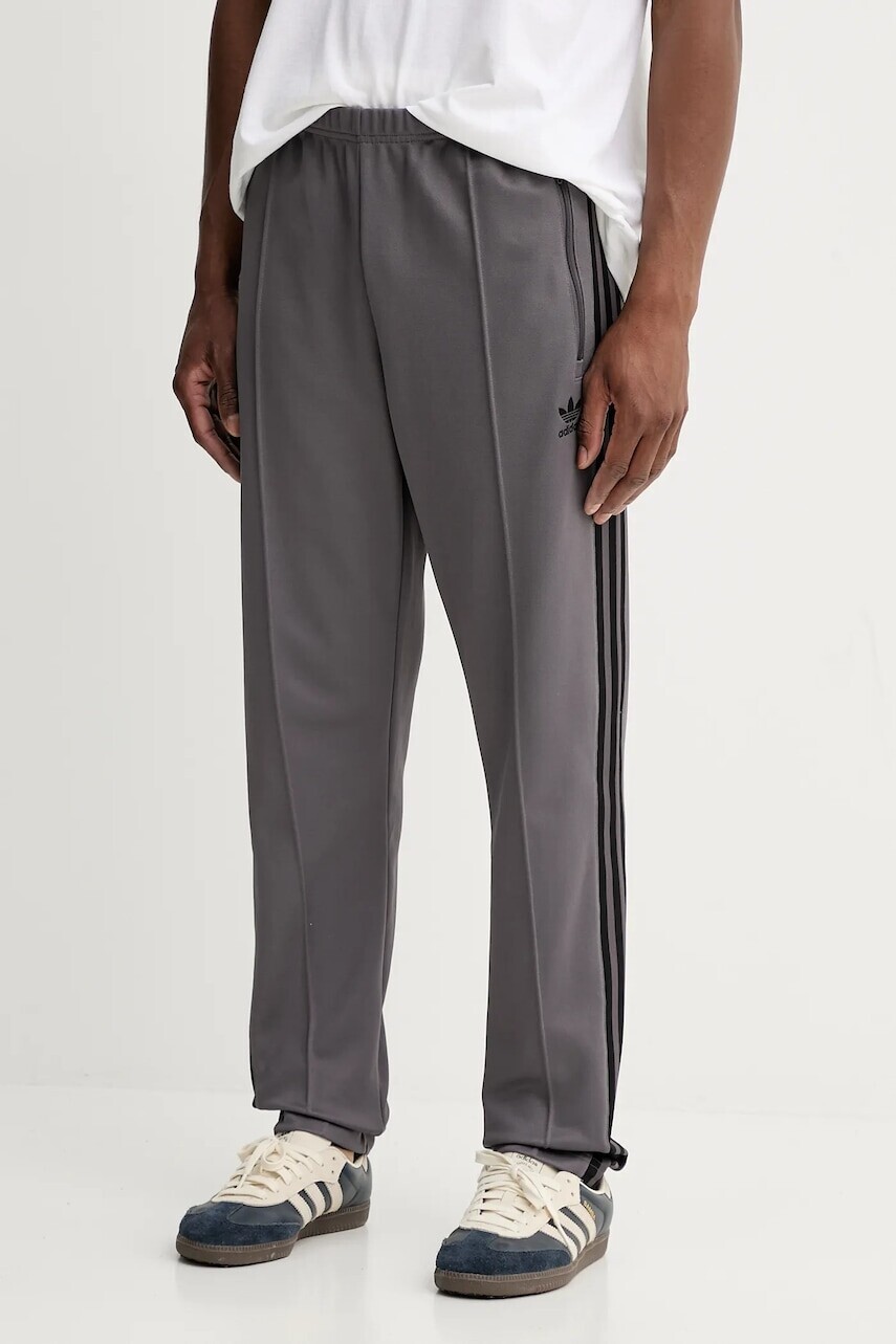 Tepláky adidas Originals Classic Tp hnedá farba, jednofarebné, JY1274