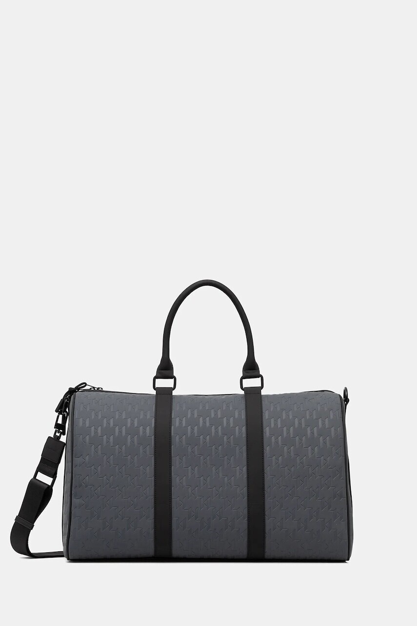 Taška Karl Lagerfeld šedá farba, A4M30245