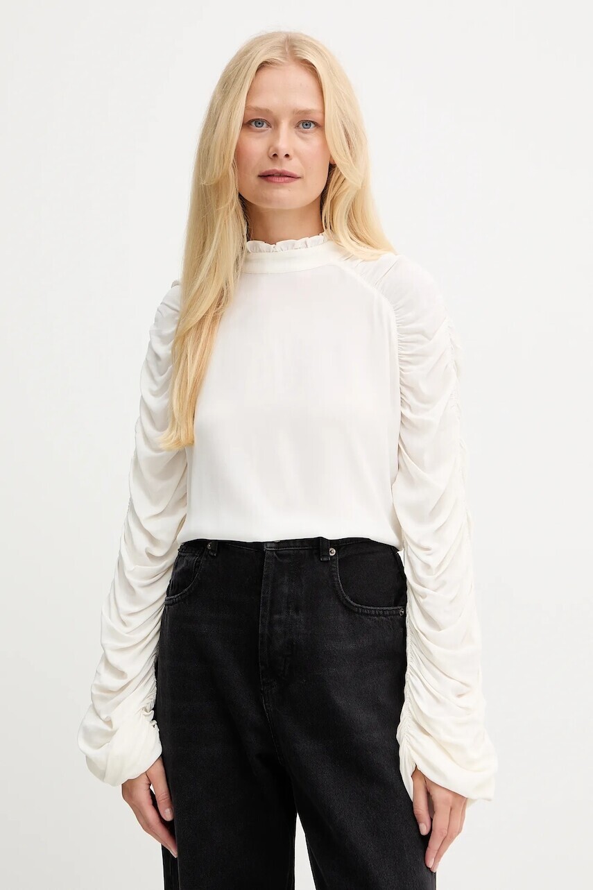 Blúzka Twinset béžová farba, jednofarebná, 252TT2410