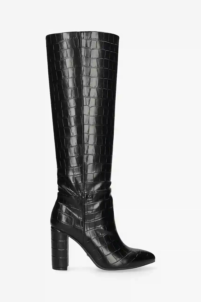 Členkové topánky Mexx KRYSTAL INDY čierna farba, na podpätku, MI001800153W-01