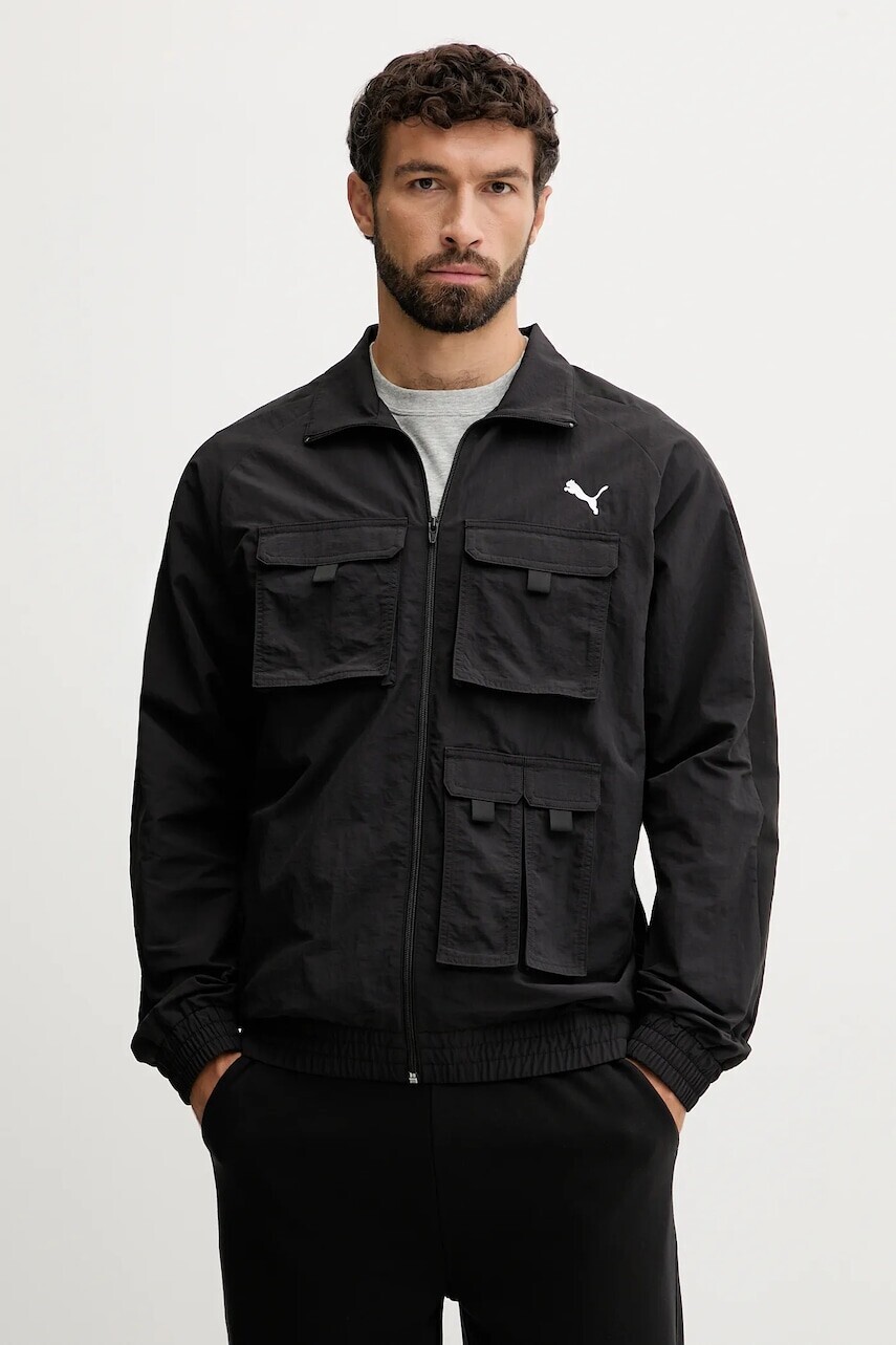 Bunda Puma čierna farba, prechodná, 632092