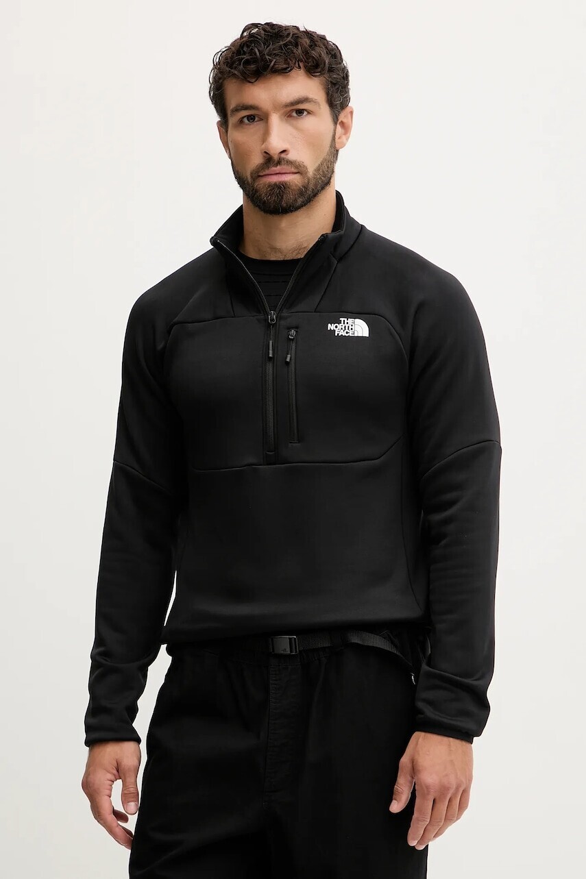 Mikina The North Face Meteora čierna farba, jednofarebná, NF0A8E1MJK31