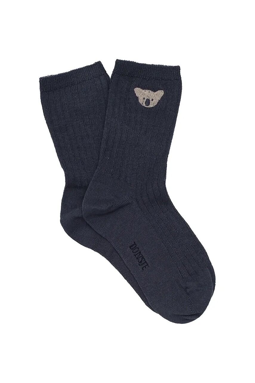 Detské ponožky Donsje Bell Socks Koala čierna farba, 3014503