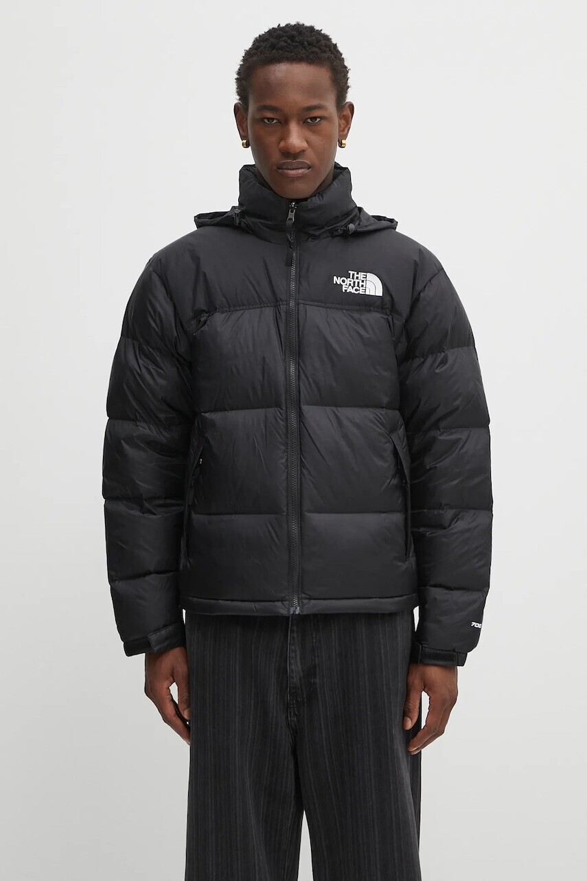 Páperová bunda The North Face 1996 Retro Nuptse čierna farba, zimná, NF0A3C8DGOE1