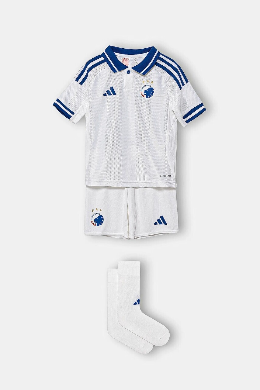 Detská súprava adidas Performance FCK 2-pak biela farba, JJ4318