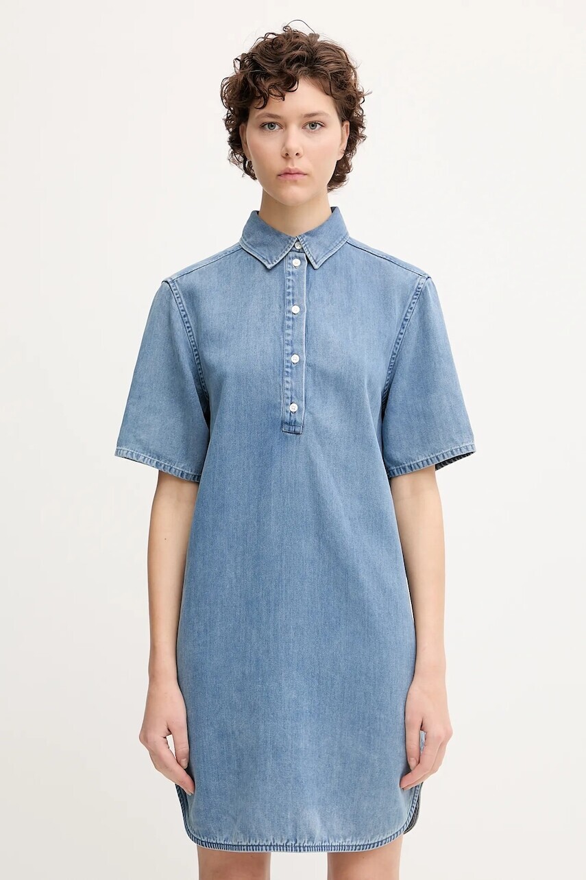 Šaty Samsoe Samsoe SATONE mini, rovný strih, F25200172