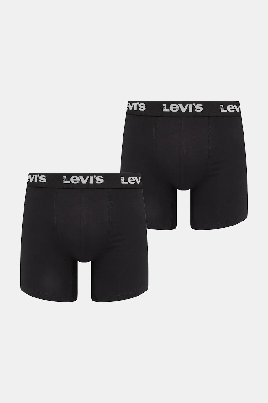 Boxerky Levi's 2-pak čierna farba, 37149-1191