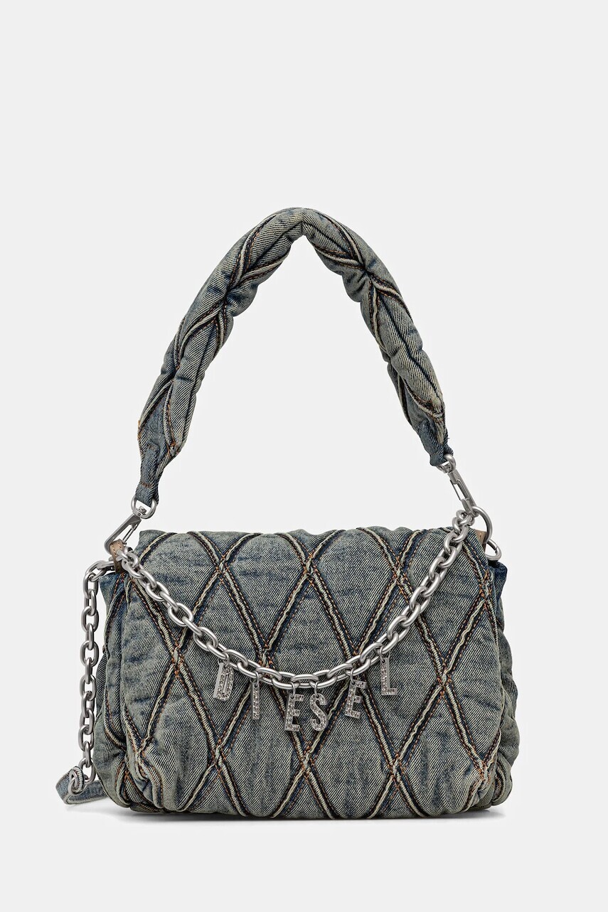 Džínsová taška Diesel CHARM-D CHARM-D modrá farba, X09596.P5570