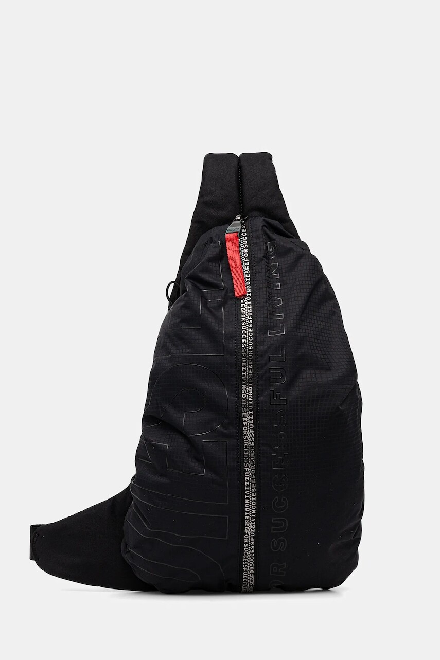 Ľadvinka Diesel ZIP-D ZIP-D SLING BAG X čierna farba, X10053.P6872