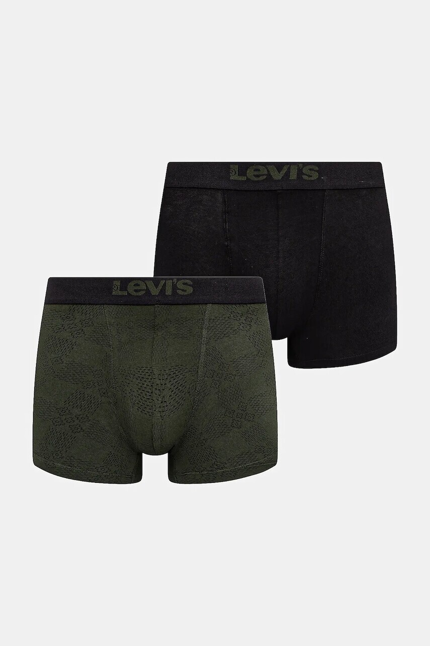 Boxerky Levi's 2-pak zelená farba, 37149-1173