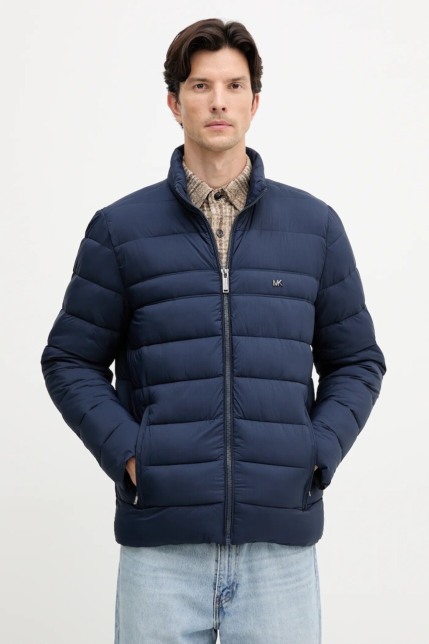 Bunda Michael Kors tmavomodrá farba, zimná, MC67995