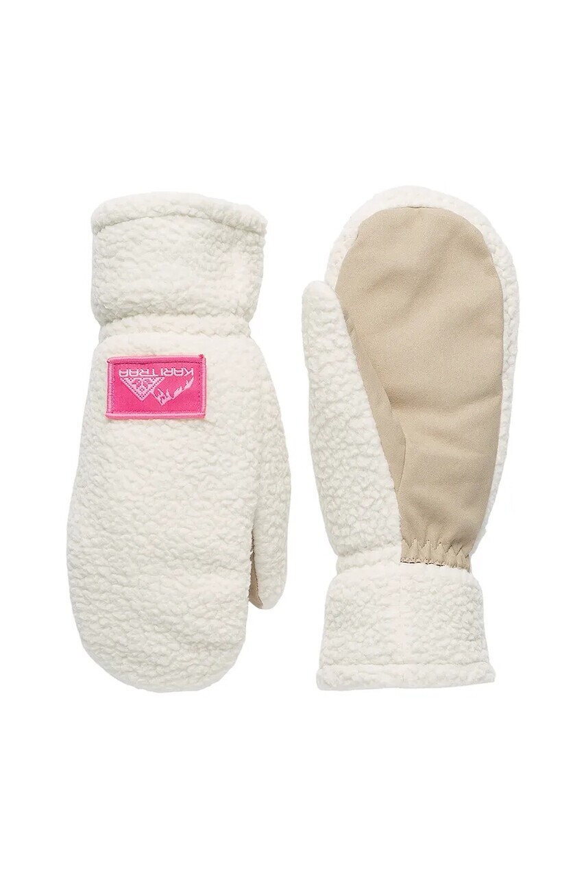 Rukavice Kari Traa ROTHE PILE béžová farba, 611571