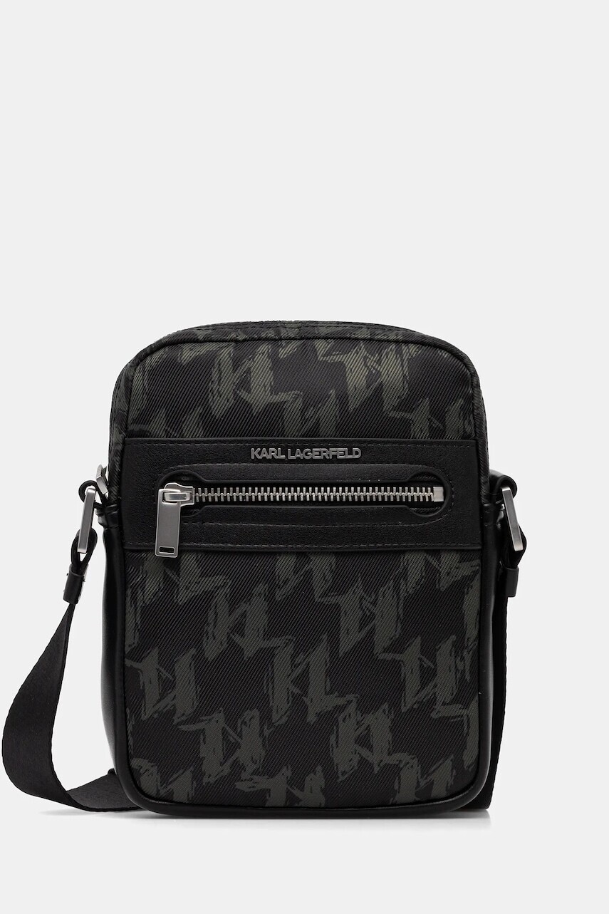 Malá taška Karl Lagerfeld čierna farba, A4M30202