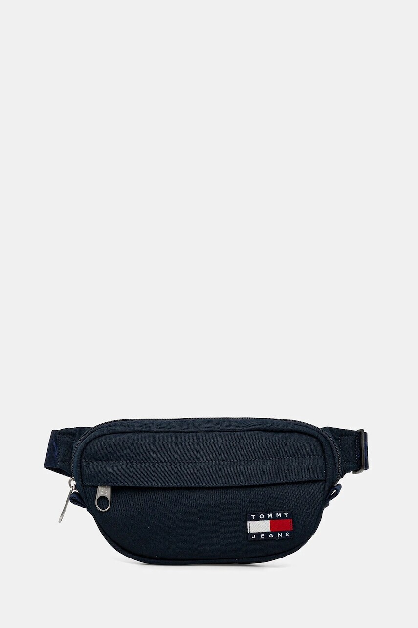 Ľadvinka Tommy Jeans tmavomodrá farba, AM0AM13701