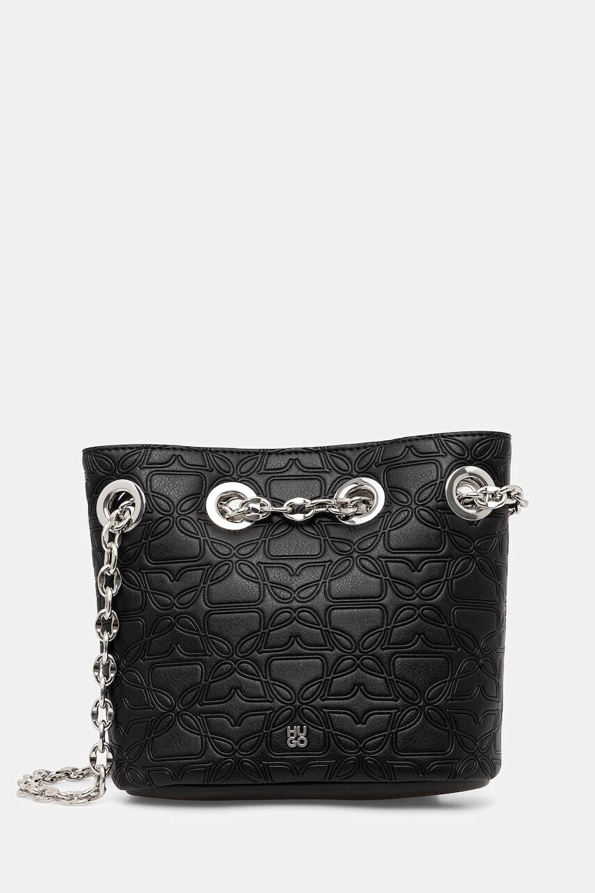 Kabelka HUGO čierna farba, 50552531