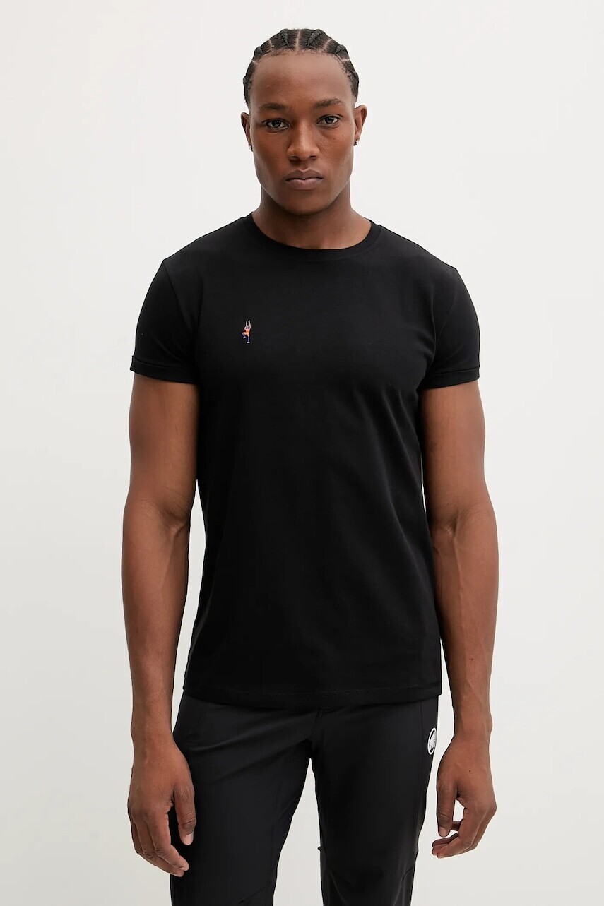 Športové tričko Mammut čierna farba, jednofarebné, 1017.06800