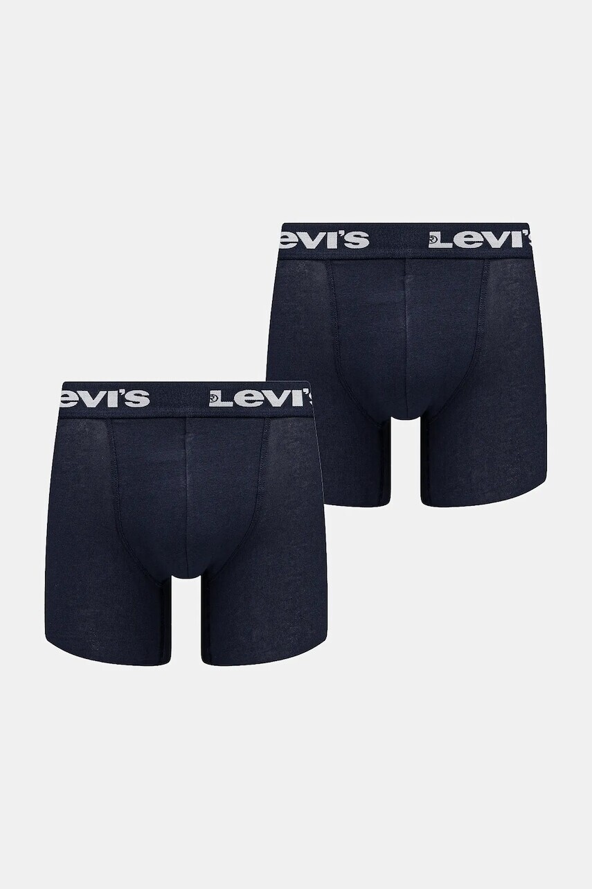 Boxerky Levi's 2-pak tmavomodrá farba, 37149-1192