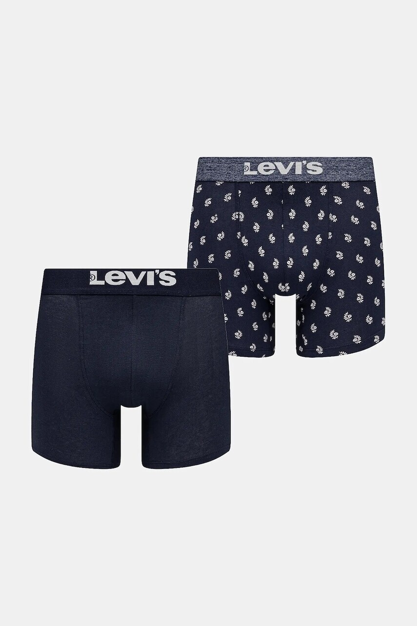 Boxerky Levi's 2-pak tmavomodrá farba, 37149-1170