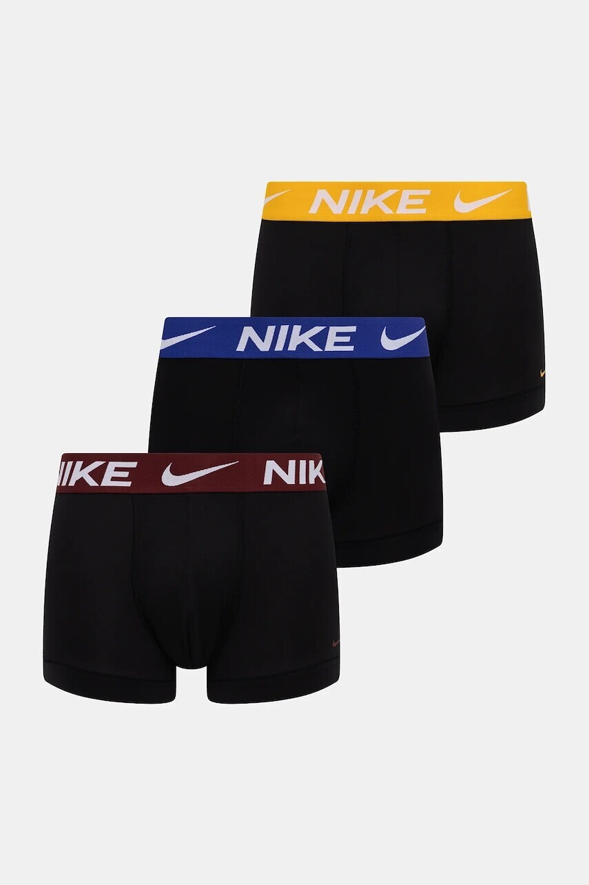 Boxerky Nike 3-pak čierna farba, 0000KE1156