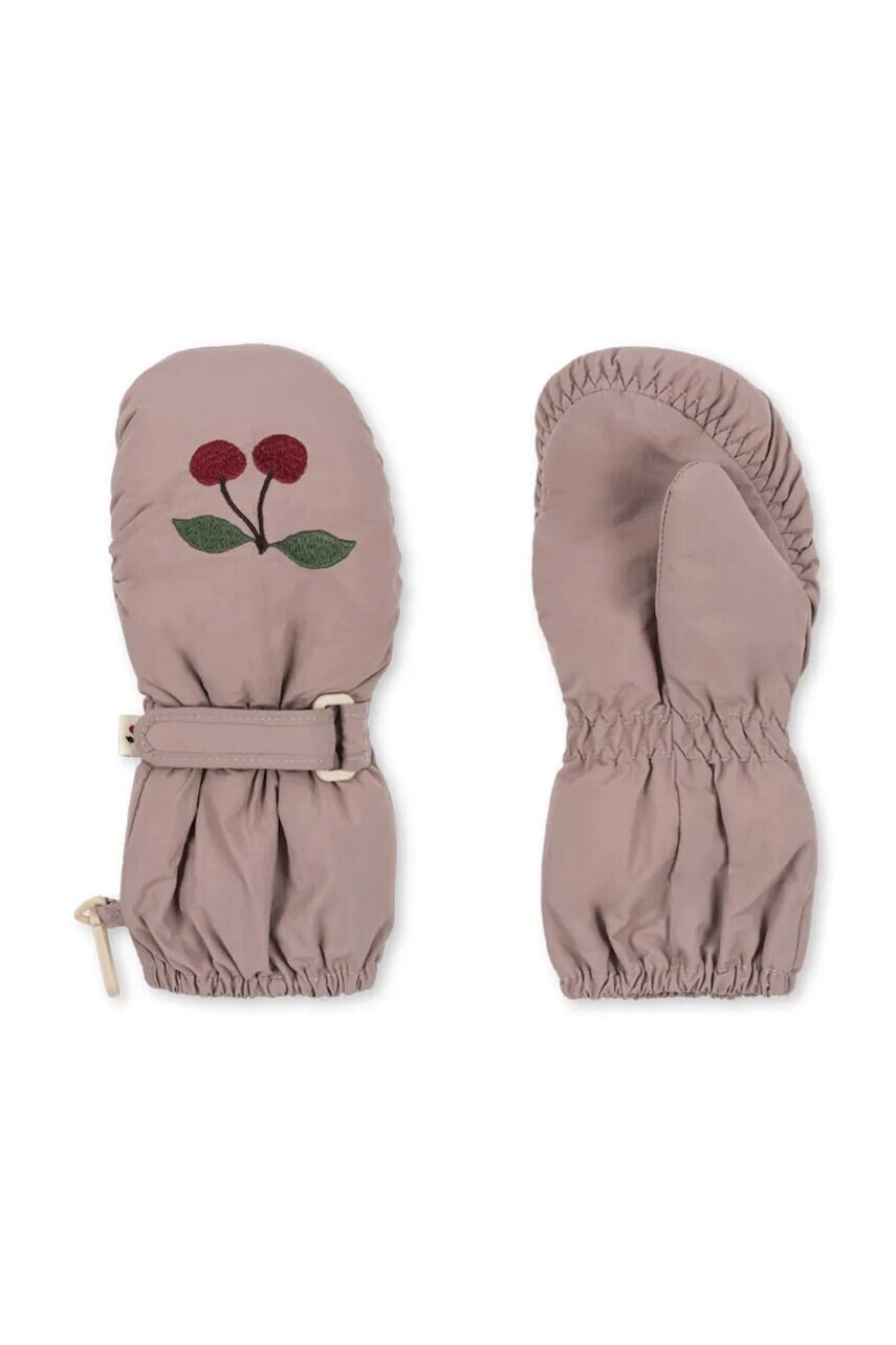 Detské rukavice Konges Sløjd JUNO MITTENS ružová farba, KS103487