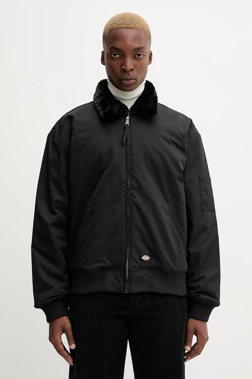 Bunda Dickies čierna farba, prechodná, DK0A88BM