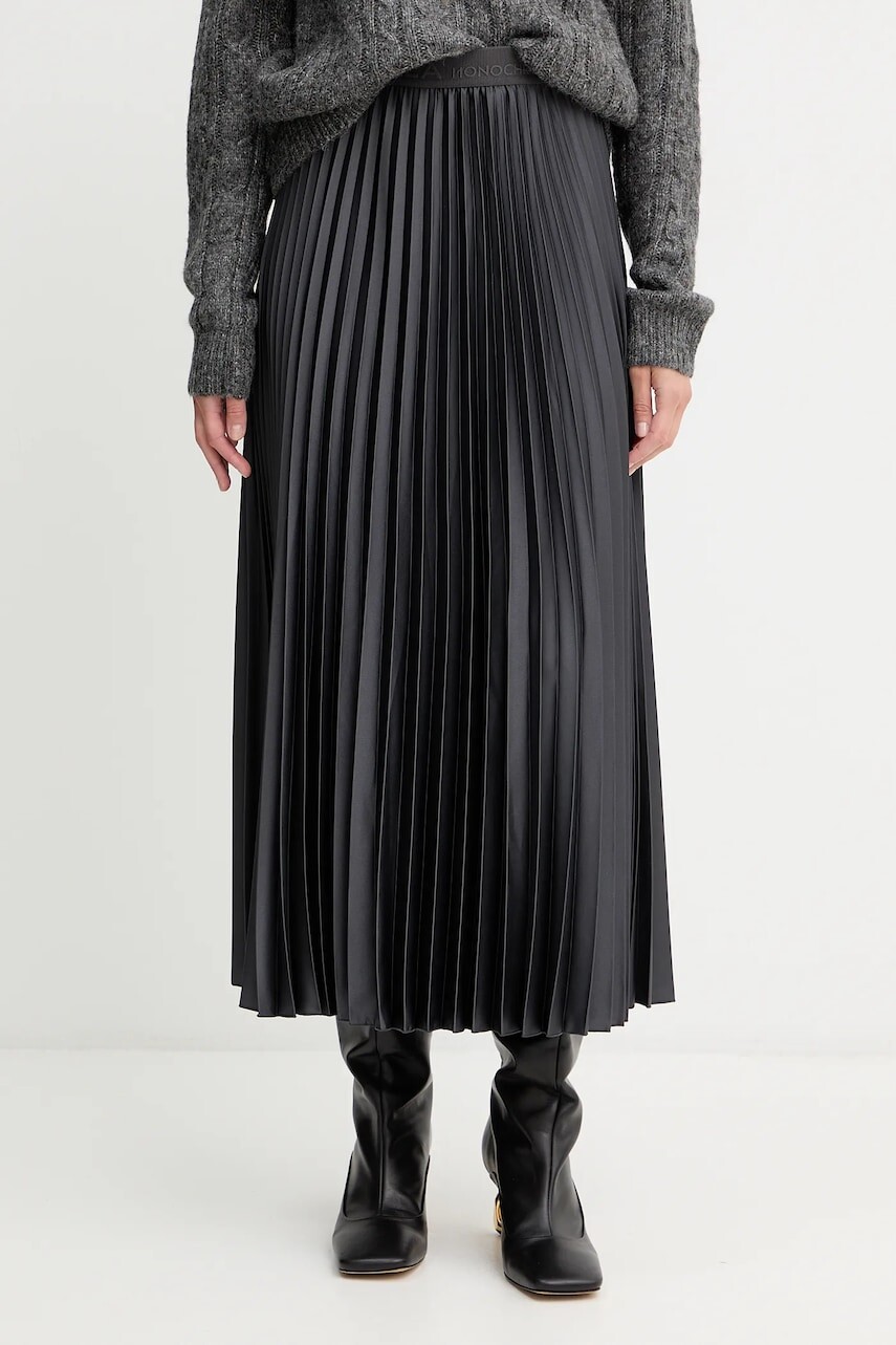 Sukňa Marella šedá farba, maxi, áčkový strih, 2523106045200