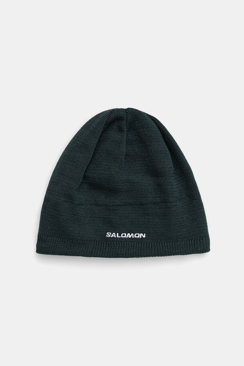 Čiapka Salomon zelená farba, LC2631200