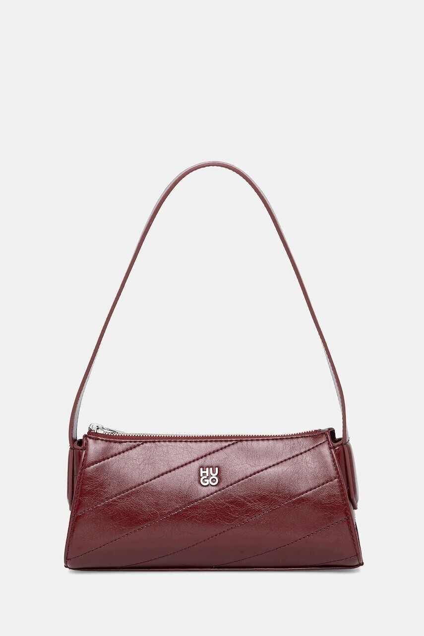 Kabelka HUGO bordová farba, 50552248