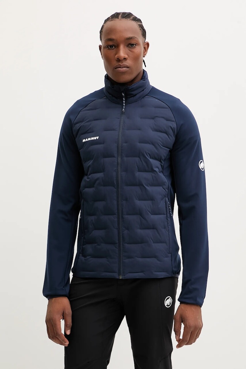 Športová bunda Mammut Sender IN tmavomodrá farba, 1013.03850