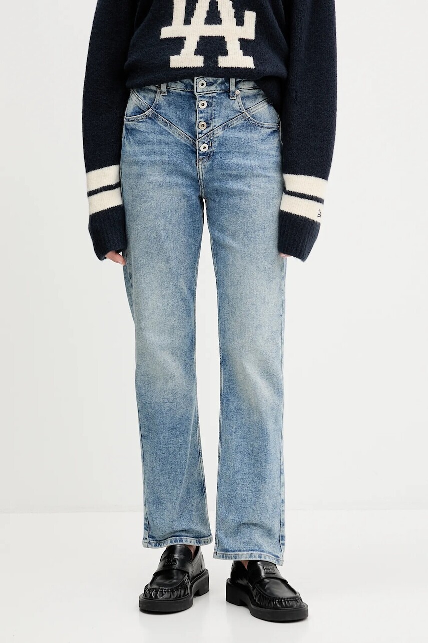 Rifle Karl Lagerfeld Jeans vysoký pás, A4W10054