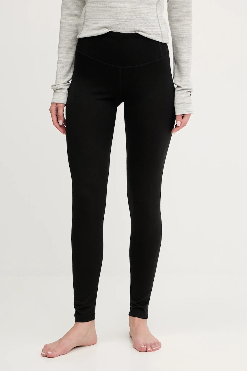 Funkčné legíny Icebreaker Merino 200 Oasis čierna farba, IB0A57BB0011