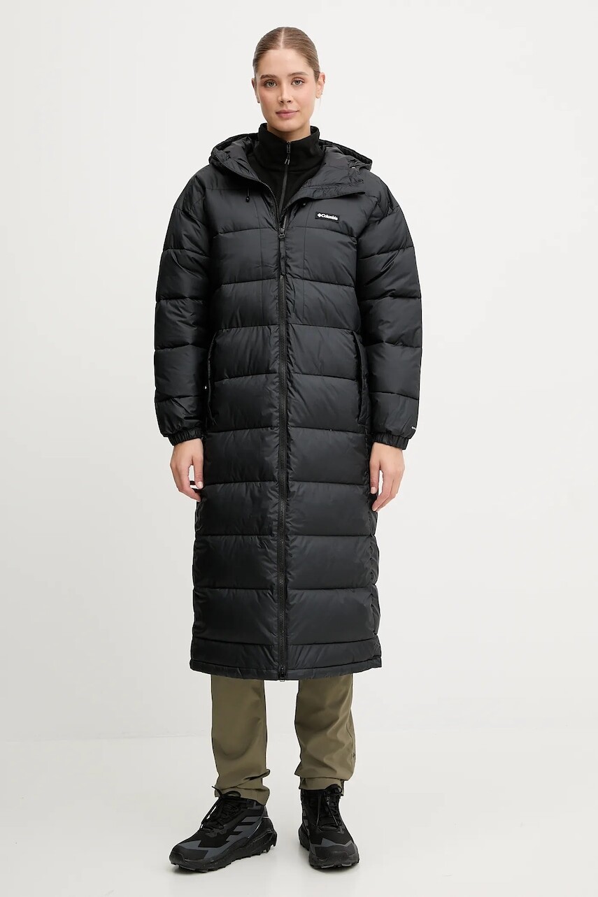 Športová bunda Columbia Pike Lake čierna farba, zimná, 2133543