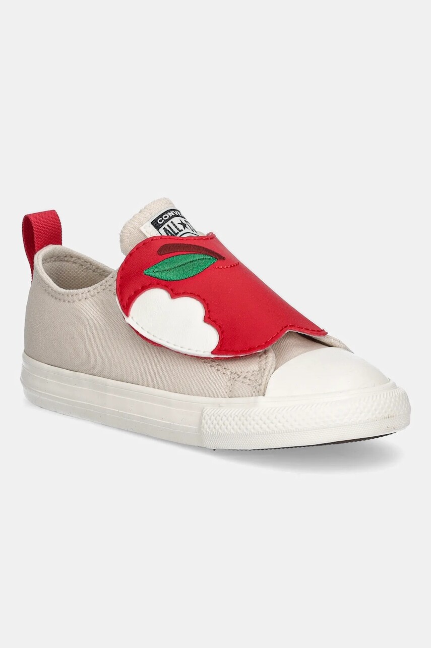 Detské tenisky Converse CHUCK TAYLOR ALL STAR ONE STRAP béžová farba, A13186C