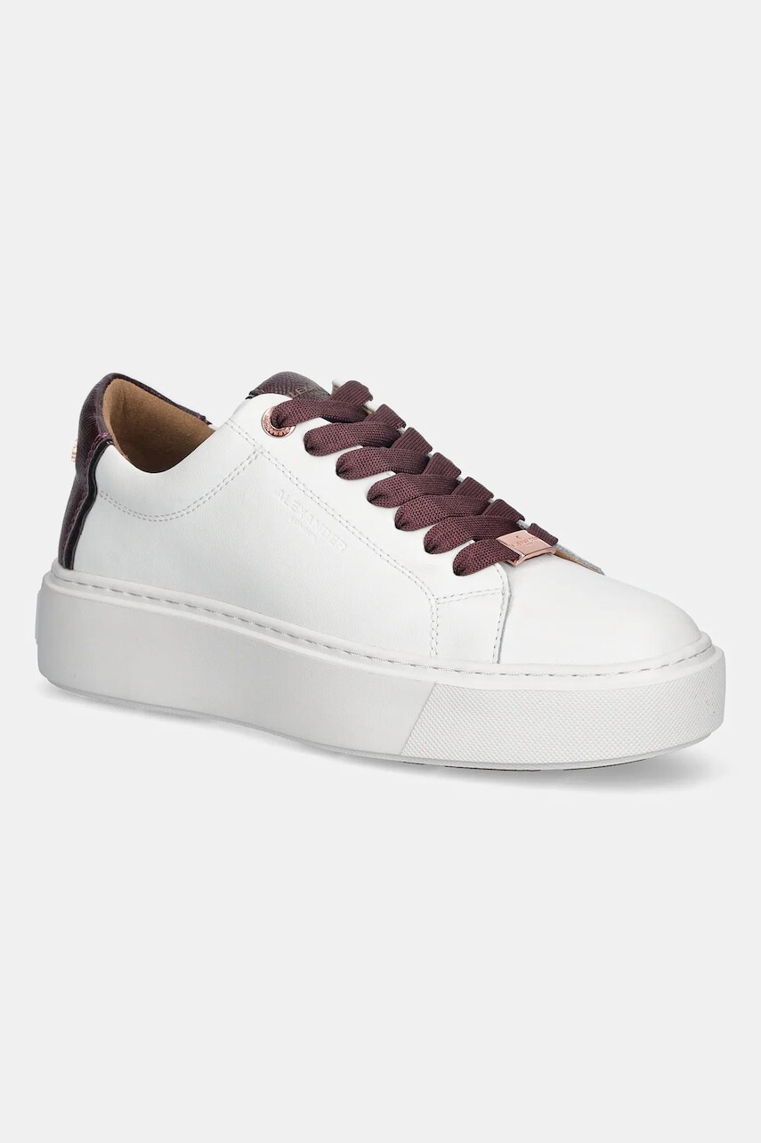 Tenisky Alexander Smith London High biela farba, ALBCLHW8009WDX