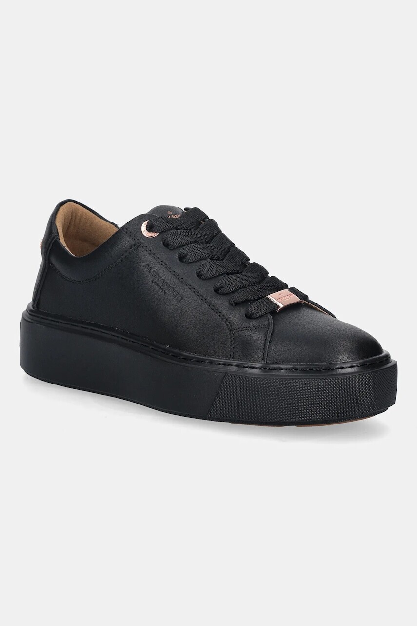 Tenisky Alexander Smith London High čierna farba, ALBCLHW8012TBK