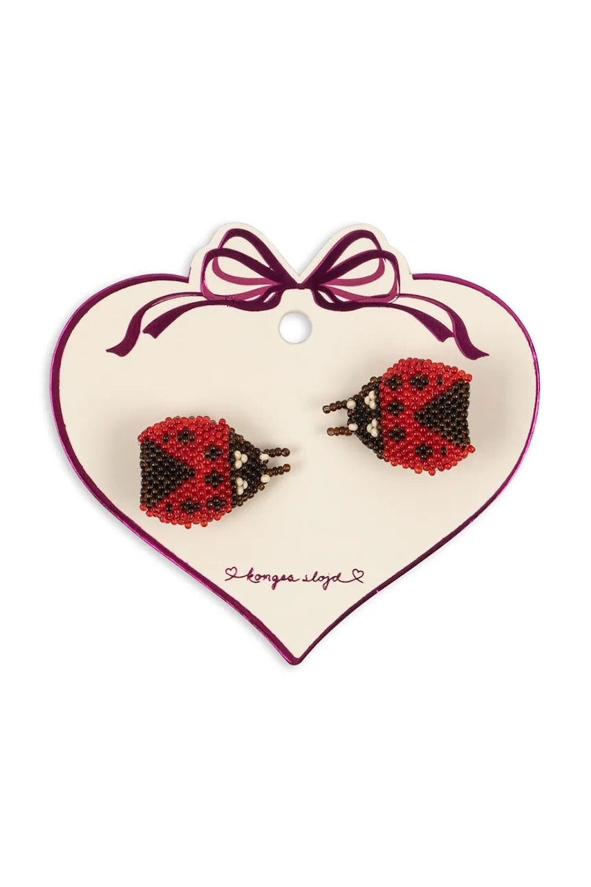 Sponky Konges Sløjd 2 PACK LADYBUG BEADED HAIR CLIP KS103643