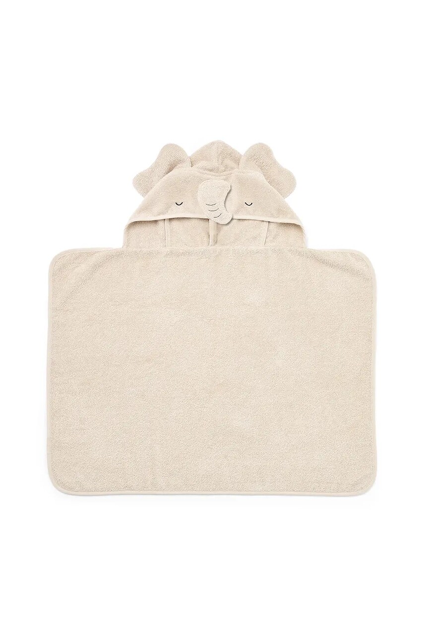 Bavlnená detská osuška Liewood Vilas Elephant Baby Hooded Towel LW20315