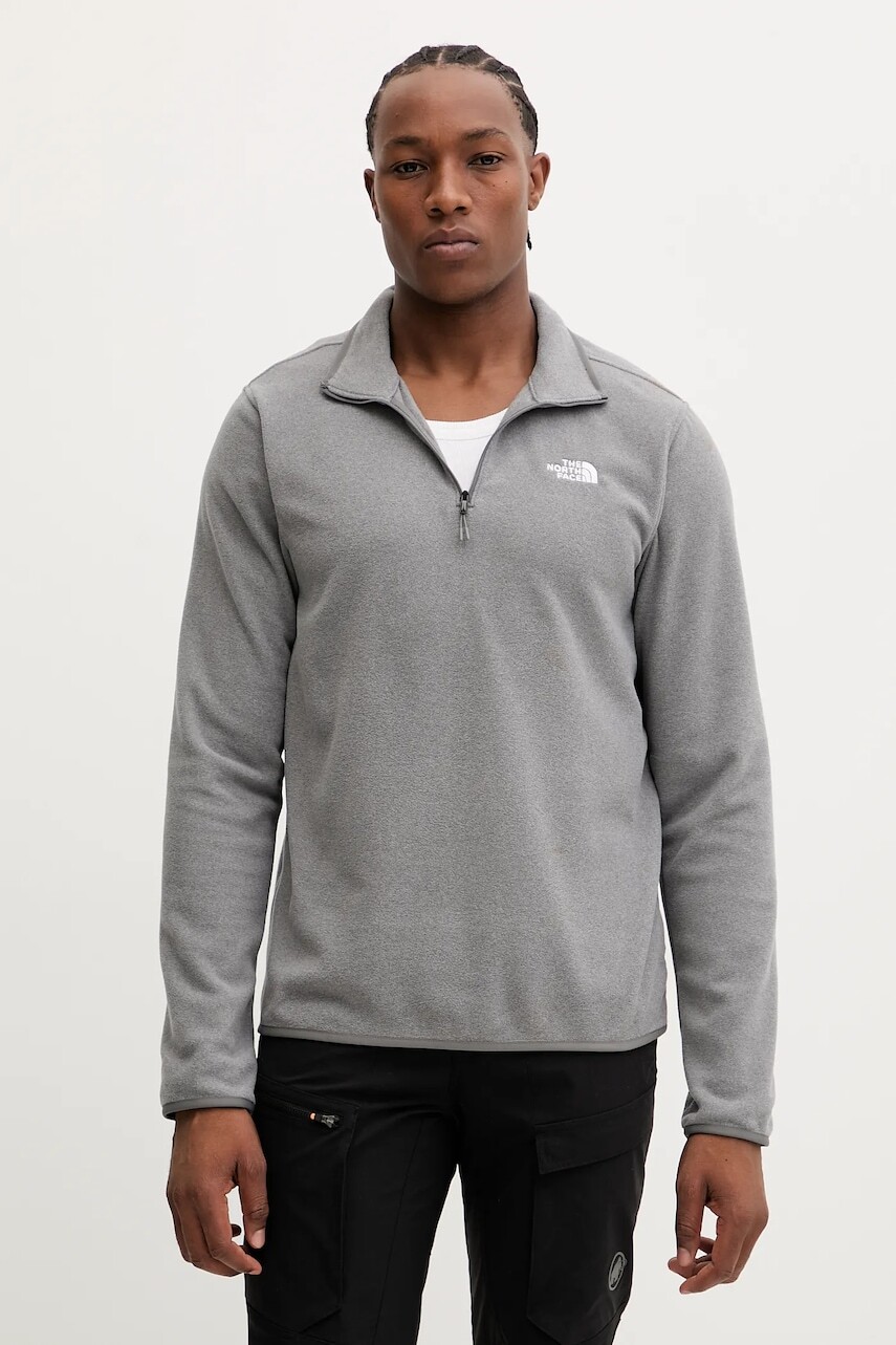 Outdoorová mikina The North Face šedá farba, jednofarebná, NF0A8D0QCQI1