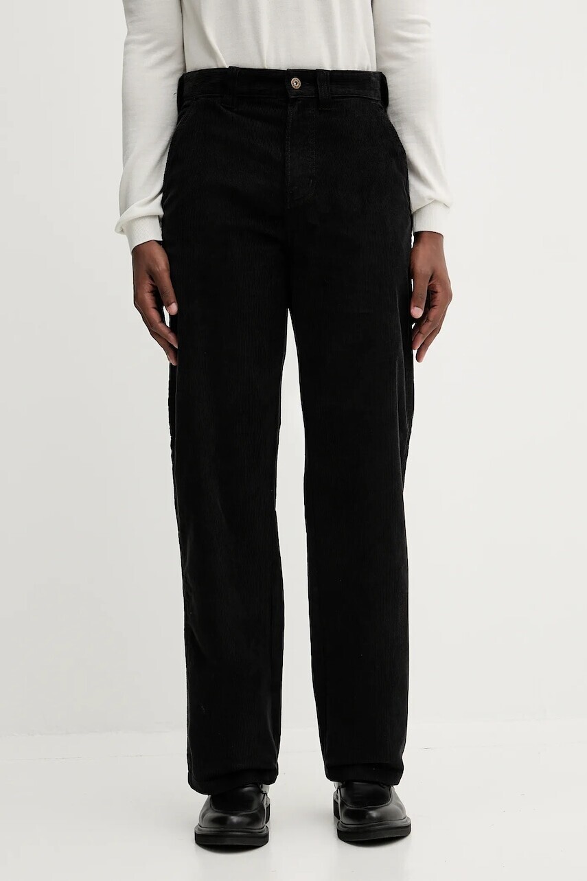 Menčestrové nohavice Dickies čierna farba, rovný strih, DK0A863V