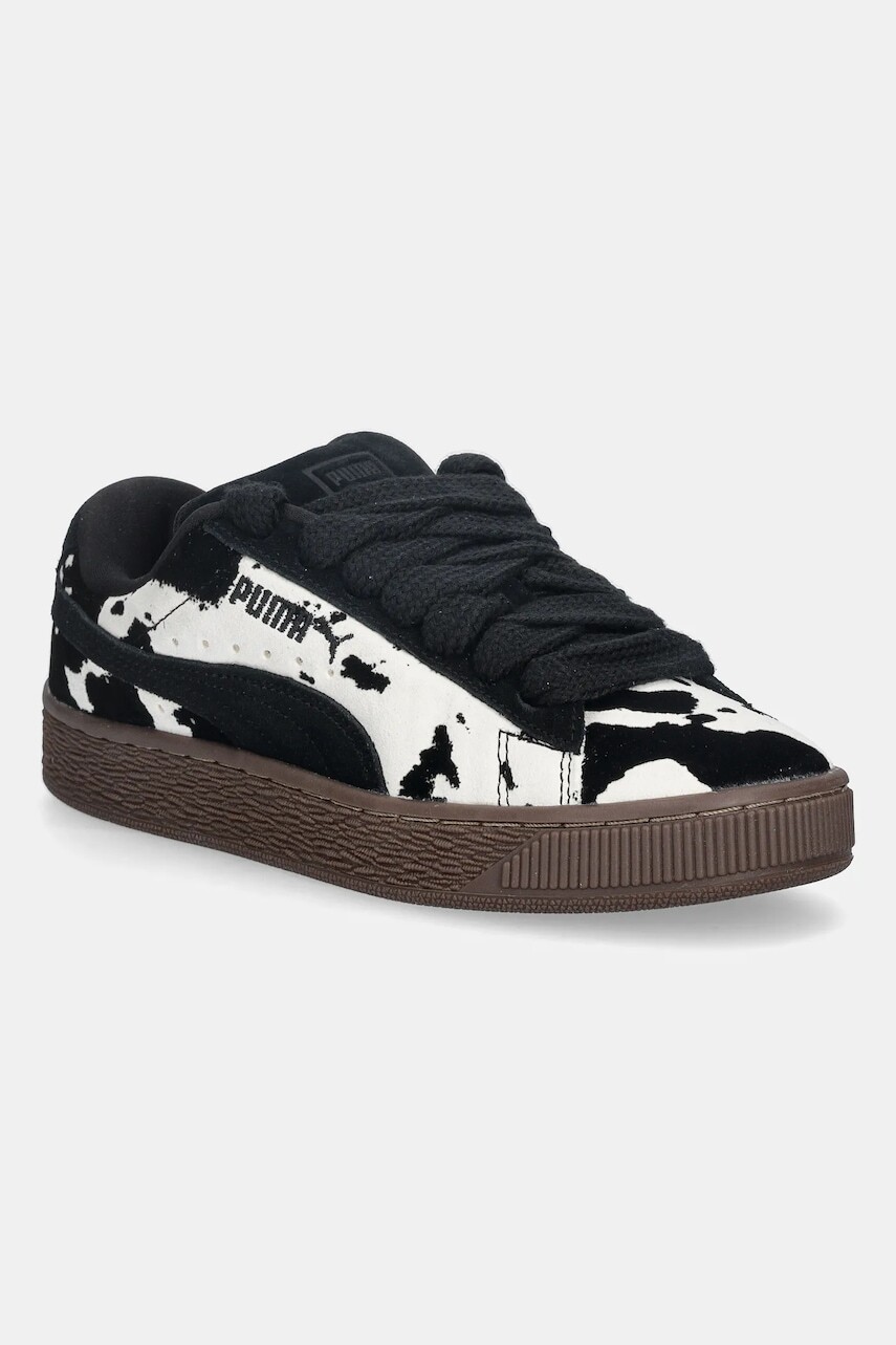 Semišové tenisky Puma Suede XL Wild Instinct Wns čierna farba, 403253